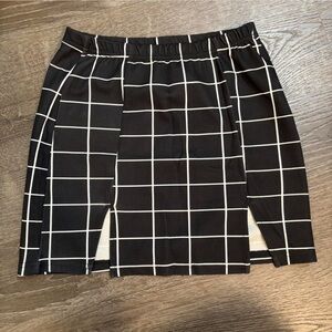PLAID MINI SKIRT